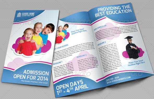 School Promotion Bi-Fold Brochure Vol 1