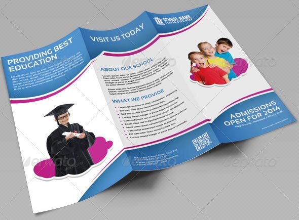 School Promotion Tri-Fold Brochure Vol 1