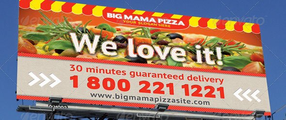 Big Mama Pizza Outdoor banner 22