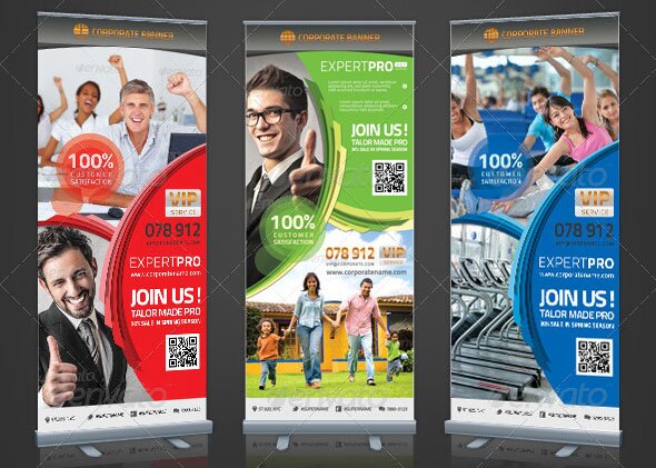 Corporate Roll-up Banner Expert Pro