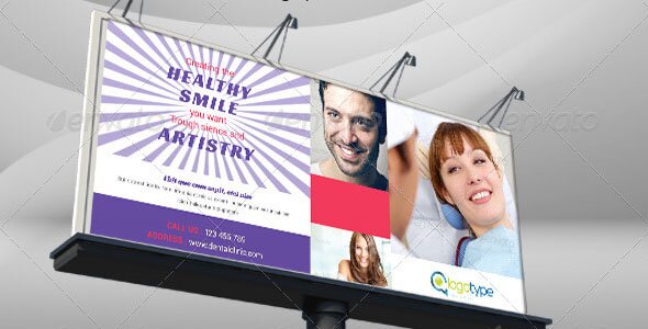 Dental Clinic Billboard Template