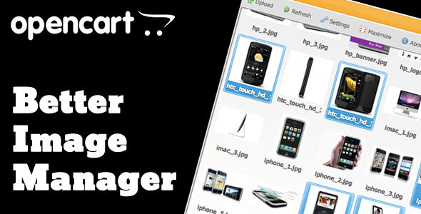 OpenCart Better Image Manager