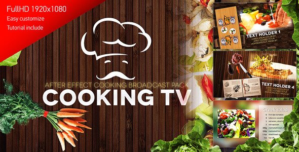 Cooking TV - After Effects Cook Broadcast Pack