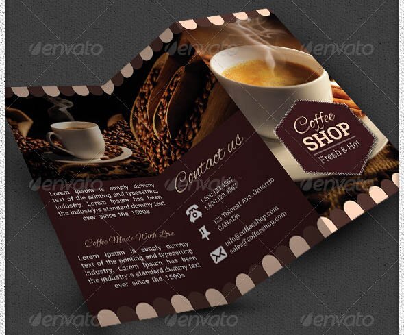 Coffee Brochure Indesign Template