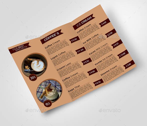 Coffee Brochure Template 01