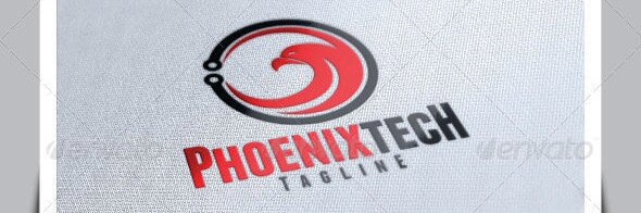Phoenix Tech Logo Template