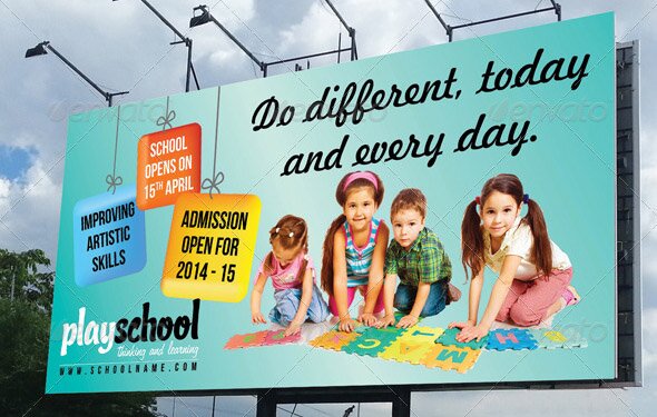 play-school-education-outdoor-billboard