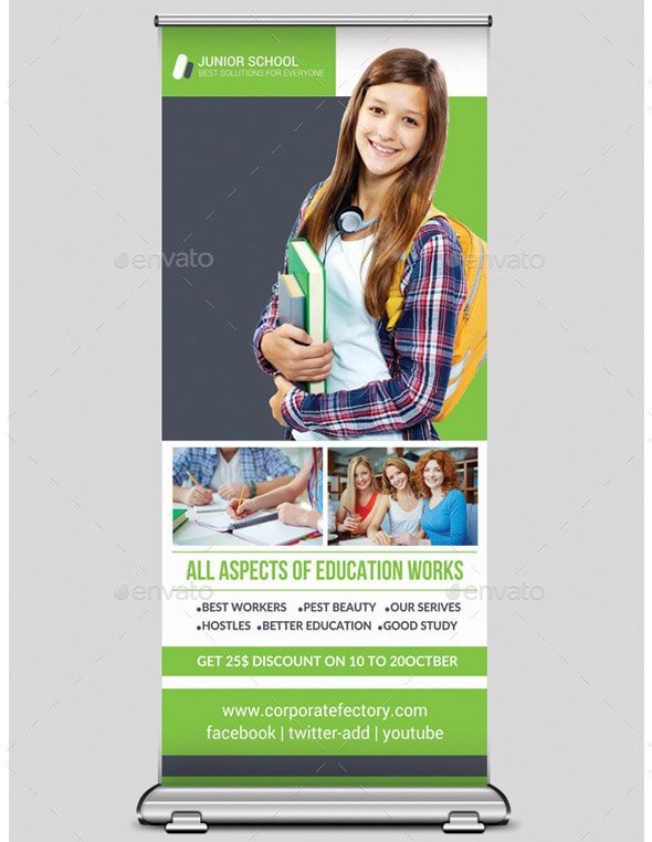 school-education-rollup-banners