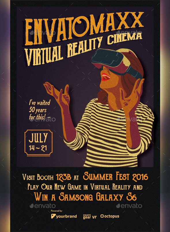 vintage-virtual-reality-cinema-flyer