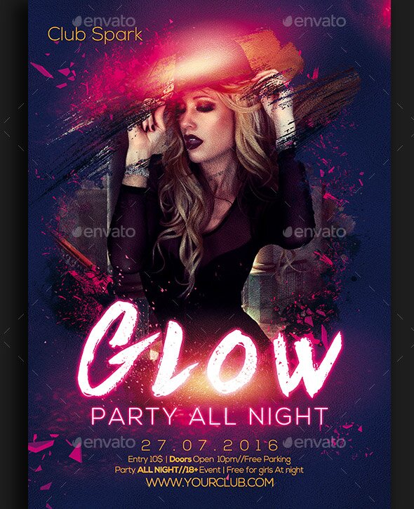 glow-party-flyer