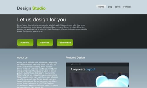 Design Studio Layout