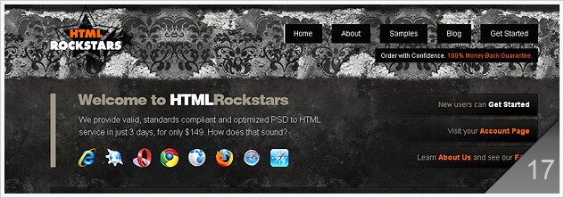 27 PSD to HTML Conversion Service