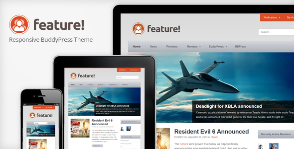 feature community magazine 11 Premium BuddyPress WordPress Themes