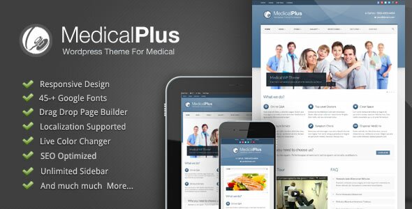 medical plus 12 Free & Premium Dental and Medical WordPess Themes