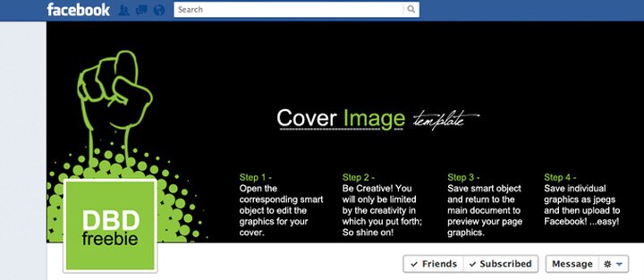 CoverPack PSD Template For Facebook Covers