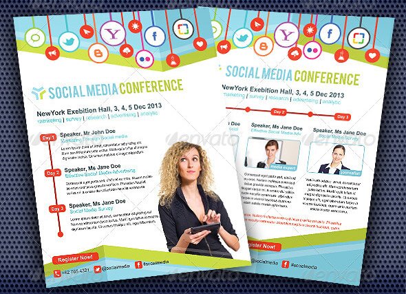 Social-Media-conference-flyer