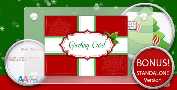 Business Christmas Greeting Card WP Plugin