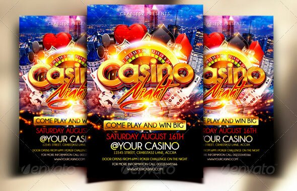 Casino Trip Flyer Template