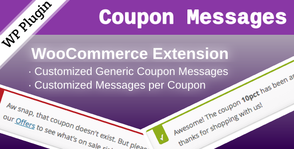 WooCommerce Coupon Messages