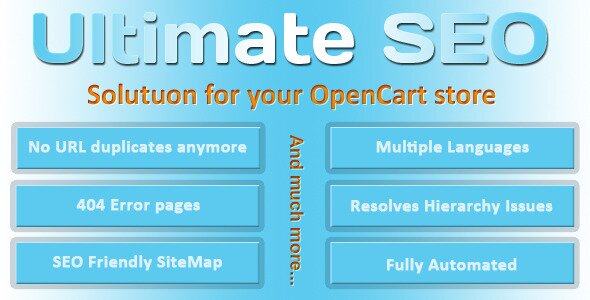 Ultimate SEO plugin for OpenCart