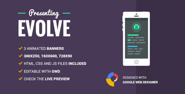 Evolve Mobile App Banner Templates