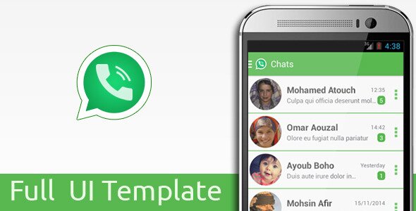 Whatsup Messenger UI Template