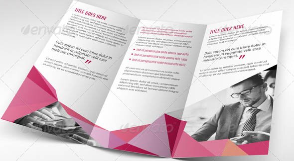 Abstract Trifold Brochure for Business copy