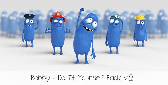 Bobby Character Animation DIY Pack
